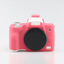 Richwell Silicone Armor Skin Case Body Cover Protector for Canon EOS M50 Body Digital Camera(Pink)