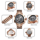 SKMEI 1515 Men Fashion Hip Hop Style Dual Display Electronic Watch Stainless Steel Watch(Black)