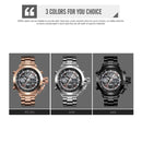 SKMEI 1515 Men Fashion Hip Hop Style Dual Display Electronic Watch Stainless Steel Watch(Rose Gold)