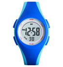 SKMEI 1459 Sports Waterproof Children's Watch Small Camouflage Student Gift Watch Electronic Watch(Blue)