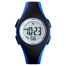 SKMEI 1459 Sports Waterproof Children's Watch Small Camouflage Student Gift Watch Electronic Watch(Black)