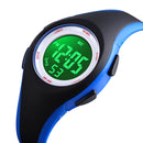 SKMEI 1459 Sports Waterproof Children's Watch Small Camouflage Student Gift Watch Electronic Watch(Black)