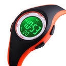 SKMEI 1459 Sports Waterproof Children's Watch Small Camouflage Student Gift Watch Electronic Watch(Orange)