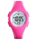 SKMEI 1459 Sports Waterproof Children's Watch Small Camouflage Student Gift Watch Electronic Watch(Pink)