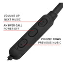 DM-22 Magnetic Bluetooth Earphone DM-22 Neckband Sport headset with Mic Wireless Handsfree Earphoness(Black)