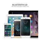 DM-22 Magnetic Bluetooth Earphone DM-22 Neckband Sport headset with Mic Wireless Handsfree Earphoness(Black)