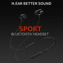 DM-22 Magnetic Bluetooth Earphone DM-22 Neckband Sport headset with Mic Wireless Handsfree Earphoness(Black)