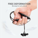 DM-22 Magnetic Bluetooth Earphone DM-22 Neckband Sport headset with Mic Wireless Handsfree Earphoness(Black)