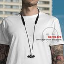 DM-22 Magnetic Bluetooth Earphone DM-22 Neckband Sport headset with Mic Wireless Handsfree Earphoness(White)