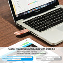 Richwell DXZ64 USB Flash Disk 64G 3 in 1 Micro USB + 8 Pin + USB 3.0 Compatible IPhone & IOS(Silver)