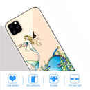 Pattern Printing Soft TPU Cell Phone Cover Case for iPhone 11(Mermaid)