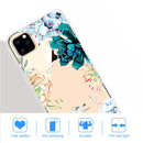 Pattern Printing Soft TPU Cell Phone Cover Case for iPhone 11(The Stone Flower)