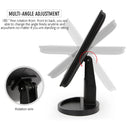 Portable Led Touch Sensor Mirror With Lamp Desktop Fill Light(Black)
