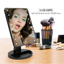 Portable Led Touch Sensor Mirror With Lamp Desktop Fill Light(Pink)