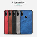 PINWUYO Shockproof Waterproof Full Coverage PC + TPU + Skin Protective Case for Motorola Moto P40 / P50 / One Vision(Black)