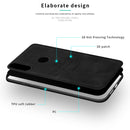 PINWUYO Shockproof Waterproof Full Coverage PC + TPU + Skin Protective Case for Motorola Moto P40 / P50 / One Vision(Black)