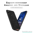 PINWUYO Shockproof Waterproof Full Coverage PC + TPU + Skin Protective Case for Motorola Moto P40 / P50 / One Vision(Brown)