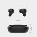 OneDer W12 Wireless Earphone with Waterproof IPX5 HD Stereo Sound TWS Bluetooth Earphone(Red)
