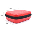 STARTRC PU Carbon Waterproof Storage Box for DJI Osmo Mobile 3 Gimbal(Red)