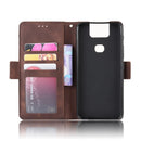 Wallet Style Skin Feel Calf Pattern Leather Case For Asus Zenfone 6 ZS630KL,with Separate Card Slot(Brown)