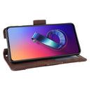 Wallet Style Skin Feel Calf Pattern Leather Case For Asus Zenfone 6 ZS630KL,with Separate Card Slot(Brown)