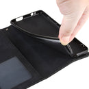 Wallet Style Skin Feel Calf Pattern Leather Case For iPhone 11 ,with Separate Card Slot(Black)