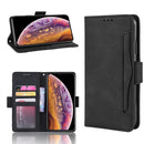 Wallet Style Skin Feel Calf Pattern Leather Case For iPhone 11 ,with Separate Card Slot(Black)