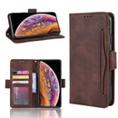 Wallet Style Skin Feel Calf Pattern Leather Case For iPhone 11 ,with Separate Card Slot(Brown)