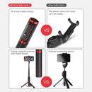M18 Portable Selfie Stick Remote Control Mobile Phone Holder(Black Tarnish)