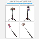 M18 Portable Selfie Stick Remote Control Mobile Phone Holder(Black Tarnish)