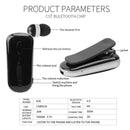K36 Stereo Wireless Bluetooth Headset Calls Remind Vibration Wear Clip Driver Auriculares Earphone(Black)