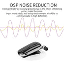 K36 Stereo Wireless Bluetooth Headset Calls Remind Vibration Wear Clip Driver Auriculares Earphone(Black)