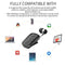 K36 Stereo Wireless Bluetooth Headset Calls Remind Vibration Wear Clip Driver Auriculares Earphone(Black)