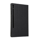 ENKAY Denim Pattern Horizontal Flip Leather Case with Holder for Galaxy Tab S6 10.5 T860 / T865(Black)
