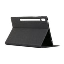 ENKAY Denim Pattern Horizontal Flip Leather Case with Holder for Galaxy Tab S6 10.5 T860 / T865(Black)