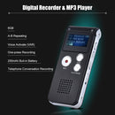 SK-012 8GB Voice Recorder USB Professional Dictaphone Digital Audio With WAV MP3 Player VAR Function Record(Grey)