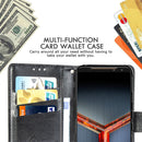 For Asus ROG Phone II 2 ZS660K Butterfly Love Flowers Embossing Horizontal Flip Leather Case with Holder & Card Slots & Wallet & Lanyard(Black)