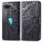 For Asus ROG Phone II 2 ZS660K Butterfly Love Flowers Embossing Horizontal Flip Leather Case with Holder & Card Slots & Wallet & Lanyard(Black)
