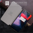 For Oneplus 6 MOFI Rui Series Classical Leather Flip Leather Case With Bracket Embedded Steel Plate All-inclusive(Black)