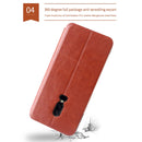 For Oneplus 6 MOFI Rui Series Classical Leather Flip Leather Case With Bracket Embedded Steel Plate All-inclusive(Black)
