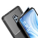 For OPPO Reno2 Carbon Fiber Texture Shockproof TPU Case(Black)