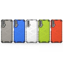 For Huawei Nova 5T Shockproof Honeycomb PC + TPU Case(Red)