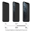 For iPhone 11 Pro / XS / X ENKAY Hat-Prince 0.26mm 9H 2.5D Privacy Anti-glare Full Screen Tempered Glass Film