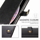 For Sony Xperia 5 Retro Solid Color Leather Buckle Phone Case with Lanyard & Photo Frame & Card Slot & Wallet & Stand Function(Red)