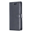 For Nokia 4.2 Crazy Horse Texture Horizontal Flip Leather Case with Holder & Card Slots & Wallet & Photo Frame(Black)