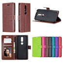 For Nokia 4.2 Crazy Horse Texture Horizontal Flip Leather Case with Holder & Card Slots & Wallet & Photo Frame(Black)