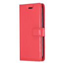 For Nokia 4.2 Crazy Horse Texture Horizontal Flip Leather Case with Holder & Card Slots & Wallet & Photo Frame(Red)