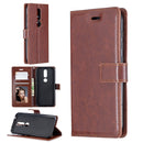 For Nokia 4.2 Crazy Horse Texture Horizontal Flip Leather Case with Holder & Card Slots & Wallet & Photo Frame(Brown)