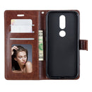 For Nokia 4.2 Crazy Horse Texture Horizontal Flip Leather Case with Holder & Card Slots & Wallet & Photo Frame(Brown)