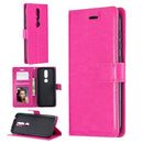 For Nokia 4.2 Crazy Horse Texture Horizontal Flip Leather Case with Holder & Card Slots & Wallet & Photo Frame(Rose)